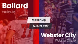 Matchup: Ballard vs. Webster City  2017