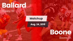 Matchup: Ballard vs. Boone  2018