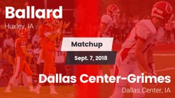 Matchup: Ballard vs. Dallas Center-Grimes  2018