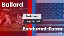 Matchup: Ballard vs. Bondurant-Farrar  2018