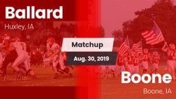 Matchup: Ballard vs. Boone  2019