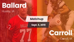 Matchup: Ballard vs. Carroll  2019
