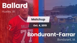 Matchup: Ballard vs. Bondurant-Farrar  2019