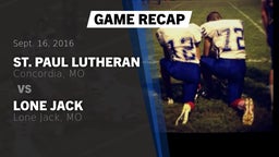 Recap: St. Paul Lutheran  vs. Lone Jack  2016