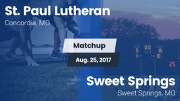 Matchup: St. Paul Lutheran vs. Sweet Springs  2017