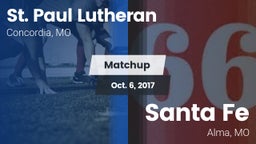 Matchup: St. Paul Lutheran vs. Santa Fe  2017