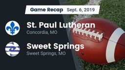 Recap: St. Paul Lutheran  vs. Sweet Springs  2019