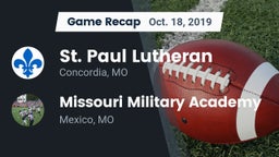 Recap: St. Paul Lutheran  vs. Missouri Military Academy  2019