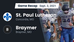 Recap: St. Paul Lutheran  vs. Braymer  2021