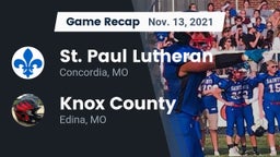 Recap: St. Paul Lutheran  vs. Knox County  2021