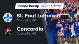 Recap: St. Paul Lutheran  vs. Concordia  2022