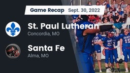 Recap: St. Paul Lutheran  vs. Santa Fe  2022