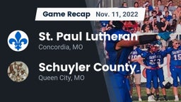Recap: St. Paul Lutheran  vs. Schuyler County 2022