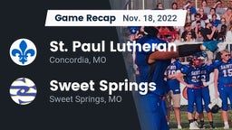 Recap: St. Paul Lutheran  vs. Sweet Springs  2022