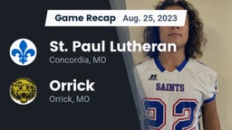 Recap: St. Paul Lutheran  vs. Orrick  2023