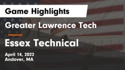 Greater Lawrence Tech  vs Essex Technical  Game Highlights - April 14, 2022