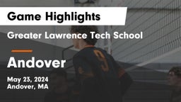 Greater Lawrence Tech School vs Andover  Game Highlights - May 23, 2024
