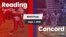 Matchup: Reading vs. Concord  2018
