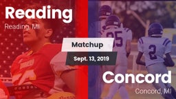 Matchup: Reading vs. Concord  2019