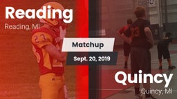 Matchup: Reading vs. Quincy  2019
