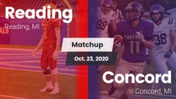 Matchup: Reading vs. Concord  2020