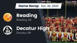 Recap: Reading  vs. Decatur High  2020