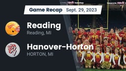 Recap: Reading  vs. Hanover-Horton  2023