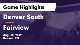 Denver South  vs Fairview Game Highlights - Aug. 30, 2019