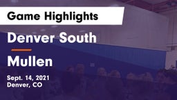 Denver South  vs Mullen Game Highlights - Sept. 14, 2021