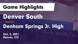 Denver South  vs Denham Springs Jr. High Game Highlights - Oct. 5, 2021