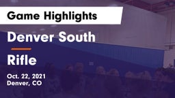 Denver South  vs Rifle Game Highlights - Oct. 22, 2021