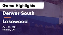 Denver South  vs Lakewood  Game Highlights - Oct. 26, 2021