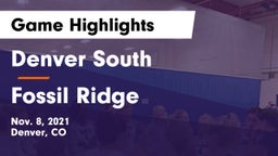 Denver South  vs Fossil Ridge  Game Highlights - Nov. 8, 2021