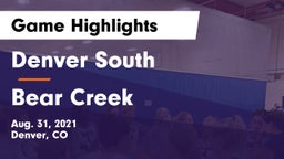 Denver South  vs Bear Creek Game Highlights - Aug. 31, 2021