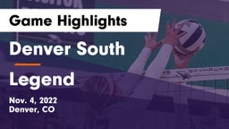 Denver South  vs Legend  Game Highlights - Nov. 4, 2022