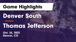 Denver South  vs Thomas Jefferson  Game Highlights - Oct. 26, 2023