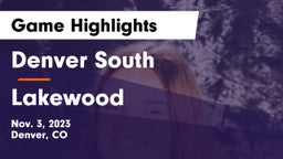 Denver South  vs Lakewood Game Highlights - Nov. 3, 2023