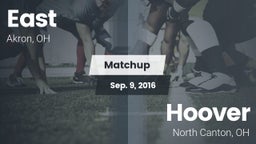 Matchup: East vs. Hoover  2016