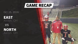 Recap: East  vs. North  2016