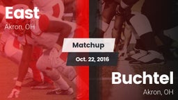 Matchup: East vs. Buchtel  2016
