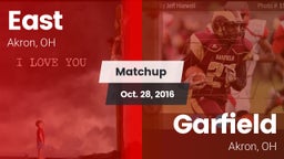 Matchup: East vs. Garfield  2016