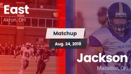 Matchup: East vs. Jackson  2018