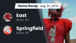Recap: East  vs. Springfield  2018