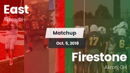 Matchup: East vs. Firestone  2018