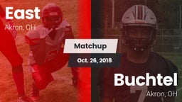 Matchup: East vs. Buchtel  2018