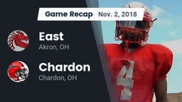 Recap: East  vs. Chardon  2018