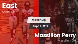 Matchup: East vs. Massillon Perry  2019