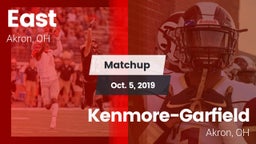 Matchup: East vs. Kenmore-Garfield   2019