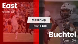 Matchup: East vs. Buchtel  2019