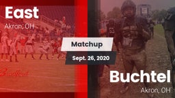 Matchup: East vs. Buchtel  2020